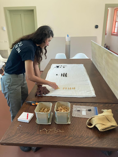 Lydia Cheshewalla at work at the Center for Humans & Nature