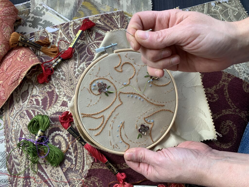 Doodle embroidery