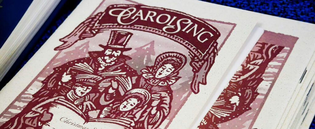 Cover of caroling book